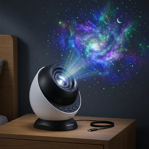 Sonrunse Galaxy Light Projector Star Sky Lamp