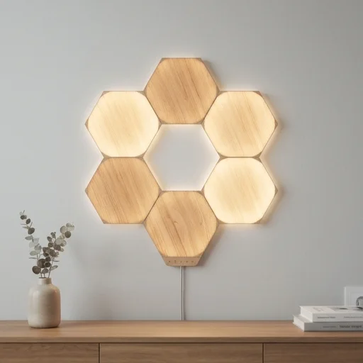 Nanoleaf Elements Wood Look Hexagons
